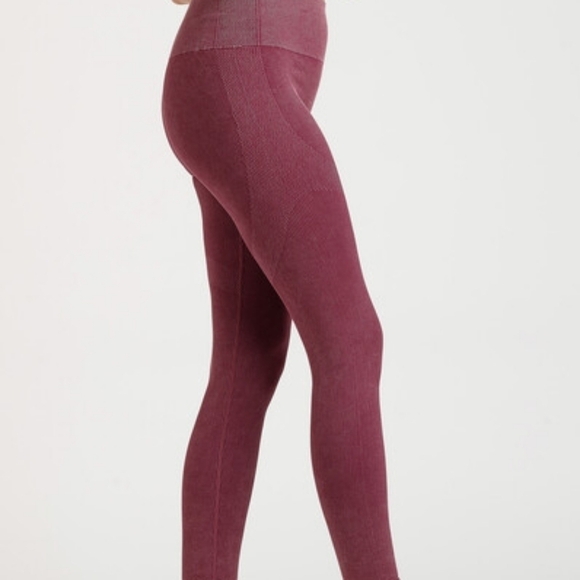 1X • GRAND BEACH CLUB• Washed Rib Seamless Leggings - Picture 3 of 3
